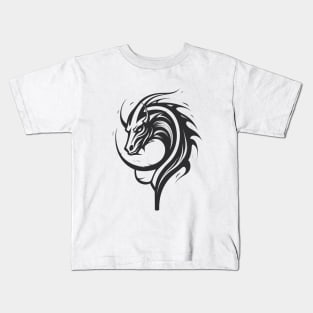 Dragon Beast Creature Fantasy Legend Vector Graphic Kids T-Shirt